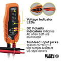 Klein Tools ET60 12V - 600V AC/DC Low Voltage Tester - No Batteries Needed image number 6