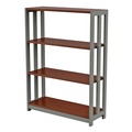  | Linea Italia LITTR735CH Trento Line 31.5 in. x 11.5 in. x 43.25 in. 4 Shelf Bookcase - Cherry image number 0