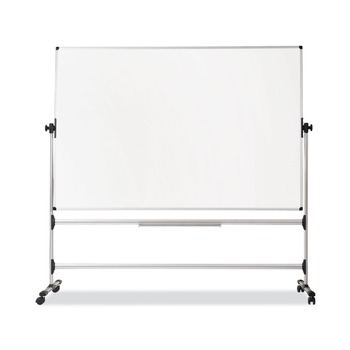 MasterVision RQR0221 Earth Series 48 in. x 36 in. Non-Magnetic Steel Frame Reversible Mobile Easel Whiteboard