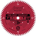 Blades | Freud LU74R008 8 in. 64 Tooth Thin Kerf Ultimate Cut-Off Saw Blade image number 0