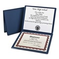 Office Jansan | Oxford 44212EE 12.5 in. x 10.5 in. Diploma Cover - Navy image number 3