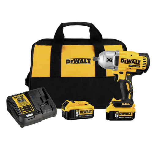 Impact Wrenches | Dewalt DCF899P2 20V MAX XR Cordless Lithium-Ion 1/2 in. Brushless Detent Pin Impact Wrench with 2 Batteries image number 0