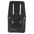 Tool Belts | Klein Tools 5456 Leather Hammer Holder with Slotted Connection and Metal Ring image number 5