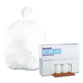 Cleaning & Janitorial Supplies | Boardwalk H7658HWKR01 38 in. x 58 in. 60 gal. Low-Density Waste Can Liners - White (100/Carton) image number 0