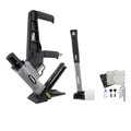 Air Flooring Nailers | NuMax S18GLCNDH Pneumatic 18 Gauge 1-3/4 in. L-Cleat Dual Handle Flooring Nailer image number 0