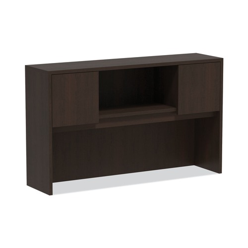 | Alera ALEVA286015ES Valencia Series 58.88 in. x 15 in. x 35.38 in. Hutch with Doors - Espresso image number 0