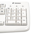 Office Electronics & Batteries | Kensington K64406US Pro Fit USB Washable Keyboard, 104 Keys - White image number 2