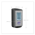 Labor Day Sale! Save $30 off $199! | PURELL 6534-01 CS6 4.88 in. x 8.8 in. x 11.38 in. 1,200 mL Soap Touch-Free Dispenser - Graphite (1/Carton) image number 4