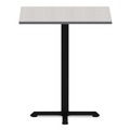 | Alera ALETTSQ36WG 35.38 in. W x 35.38 in. D Square Reversible Laminate Table Top - White/Gray image number 0