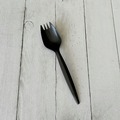 Food Service | Boardwalk BWKSPORKBLPP Mediumweight Polypropylene Spork Cutlery - Black (1000/Carton) image number 3
