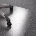 Office Jansan | Floortex ER1113423ER 48 in. x 53 in. Cleartex Ultimat Polycarbonate Chair Mat for Low/Medium Pile Carpet - Clear image number 6