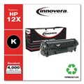 Ink & Toner | Innovera IVR83012X 4000 Page-Yield Remanufactured Extended-Yield Toner Replacement for 12X (Q2612X) - Black image number 1