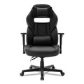  | Alera BT51593GY 15.91 in. to 19.8 in. Seat Height Racing Style Ergonomic Gaming Chair - Black image number 1