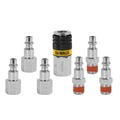 Air Tool Adaptors | Dewalt DXCM036-0227 (7-Piece) Industrial Couplers and Plugs image number 6