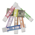 Office Jansan | PM Company 55030 5 Dollar Bill 500 Dollar Self-Adhesive Color-Coded Kraft Currency Straps - White/Red (1000/Pack) image number 3