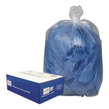 Classic Clear 16 Gallon 0.6 mil 24 in. x 33 in. Linear Low-Density Can Liners - Clear (25 Bags/Roll, 20 Rolls/Carton)