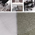 Cleaning & Janitorial Supplies | Floortex NRCMFLPD0005 Cleartex Unomat 60 in. x 48 in. Anti-Slip Chair Mat for Hard Floors and Flat Pile Carpets - Clear image number 8