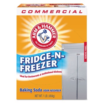 Arm & Hammer 33200-84011 Fridge-N-Freezer Unscented Pack Baking Soda Powder (12/Carton)
