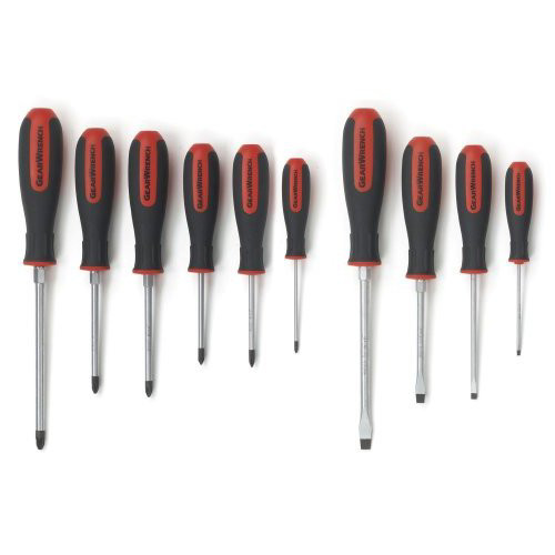 Screwdrivers | GearWrench 80060 10 pc. Combination and Pozi Screwdriver Set image number 0