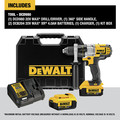 Drill Drivers | Dewalt DCD980M2 20V MAX Lithium-Ion Premium 3-Speed 1/2 in. Cordless Drill Driver Kit (4 Ah) image number 1