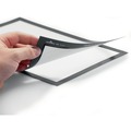 Office Furniture Accessories | Durable 464701 DURAFRAME MAGNETIC Sign Holder Frame 13.39 x 17.87 Black Frame 2/Pack image number 4