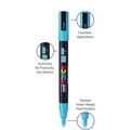 Permanent Markers | uni-ball PC3M8C Fine Bullet Tip Water-Based Paint Markers - Assorted Colors (8/Pack) image number 5