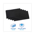 New Year New Savings! Save $25 off $150 | Boardwalk H8046HBK 40 in. x 46 in. 45 gal. 0.7 mil Linear Low Density Industrial Flat Pack Can Liners - Black (100/Carton) image number 2