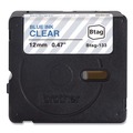 Labels | Brother P-Touch BTAG133 0.47 in. x 13.1 ft. Genuine P-Touch BTAG Label Tapes - Blue on Clear image number 3