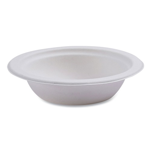 Bowls and Plates | Eco-Products EP-BL12NFA 12 oz. Vanguard Renewable and Compostable Sugarcane Bowls - White (1000/Carton) image number 0