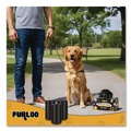 Trash & Waste Bins | Furloo FLO222PK 26 in. x 33 in. 13-Gallon Open-Face Heavy Duty Dog Waste Station Can Liners - Black (2/Pack) image number 5