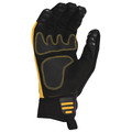 Work Gloves | Dewalt DPG780XL Performance Mechanic Gloves - Extra Large, Yellow/Black image number 1