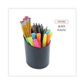 Office Jansan | Universal UNV08108 4-1/4 in. x 5-3/4 in. Recycled Plastic Big Pencil Cup - Black image number 6