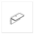 Office & Office Supplies | HON H10570.LKI1LKI1 10500 Series 47 in. x 24 in. x 29.5 in. Bridge - Kingswood Walnut image number 2
