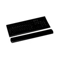  | 3M WR310LE 19 in. Antimicrobial Leatherette Cover Gel Wrist Rest for Keyboard - Black image number 1