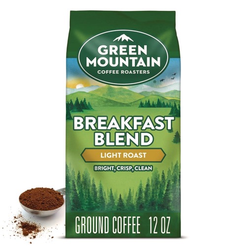 Food Service | Green Mountain Coffee 5000378937 12 oz. Bag Ground Coffee - Breakfast Blend image number 0