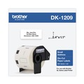 Bulk Savings Pricing 2 | Brother DK1209 1.1 in. x 2.4 in. Die-Cut Address Labels - White (1-Roll) image number 0