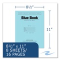 Notebooks & Pads | Roaring Spring 77609 11 in. x 8.5 in. Sheets Recycled Exam Book - Blue Cover (500/Carton) image number 3