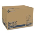 Cleaning & Janitorial Supplies | Georgia Pacific Professional 19448/01 2-Ply Pacific Blue Basic High-Capacity Septic Safe Bathroom Tissue - White (48 Rolls/Carton) image number 2