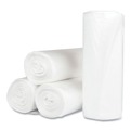 Trash Bags | Inteplast Group S386017N 60 gal. 17 microns 38 in. x 60 in. High-Density Interleaved Commercial Can Liners - Clear (25 Bags/Roll, 8 Rolls/Carton) image number 3