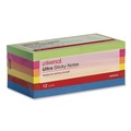 Notebooks & Pads | Universal 490610 3 in. x 3 in. Ultra Sticky Note Pads - Assorted (12/Pack) image number 3