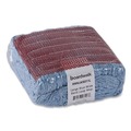 Tradesmen Day Sale | Boardwalk BWKLM30311L Looped End Wideband Cotton/Synthetic Mop Heads - Large, Blue (12/Carton) image number 2
