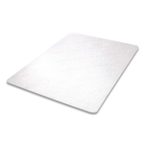 Cleaning & Janitorial Supplies | Deflecto CM14442FAM Medium Pile Carpet Rectangular 60 in. x 46 in. Antimicrobial Chair Mat - Clear image number 0