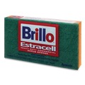 Sponges & Scrubbers | Brillo 21006 3.5 in. x 6.12 in. Commercial Heavy-Duty Scrub Sponge - Orange/Green (12/Carton) image number 2