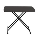 Office Jansan | Iceberg 65491 IndestrucTable 30 in. x 20 in. x 25 in. - 28 in. Classic Personal Folding Table - Charcoal image number 1