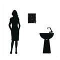 Office Jansan | Papernet 419483 11.8 x 9.8 x 14.2 Hy Tech Automatic Towel Dispenser - Black (1/Carton) image number 5