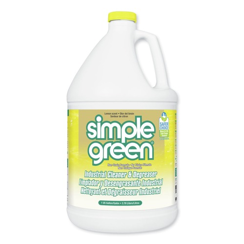 All-Purpose Cleaners | Simple Green 3010200614010 1 Gallon Bottle Lemon Scent Industrial Cleaner and Degreaser Concentrate (6/Carton) image number 0