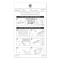 Cleaning & Janitorial Supplies | U Brands 3198U00-01 3N1 48 x 36 Magnetic Glass Dry Erase Combo Board - Gray/White Surface/White Frame image number 5
