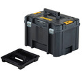 Storage Systems | Dewalt DWST17806 13 in. x 17-1/4 in. x 11-7/8 in. TSTAK VI Deep Storage Box with Flat Top - Black image number 5