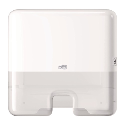 Paper Towel Holders | Tork 553120 Xpress 11.9 in. x 4 in. x 11.6 in. Mini Multifold Hand Towel Dispenser H2 - White image number 0