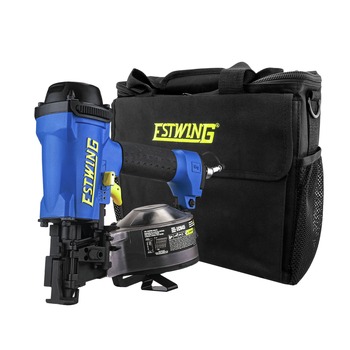 AIR ROOFING NAILERS | Estwing ECN45 15 Degree 1-3/4 in. Pneumatic Coil Roofing Nailer with Bag